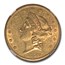 1859-S $20 Liberty Gold Double Eagle AU-58 NGC