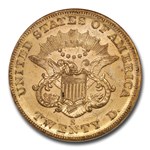 1859-S $20 Liberty Gold Double Eagle MS-61 NGC CAC