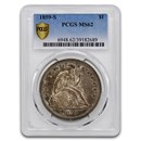 1859-S Liberty Seated Dollar MS-62 PCGS