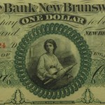 1859 State Bank @ New Brunswick, NJ $1.00 XF