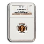 1860 $1 Indian Head Gold PF-65 Cameo NGC