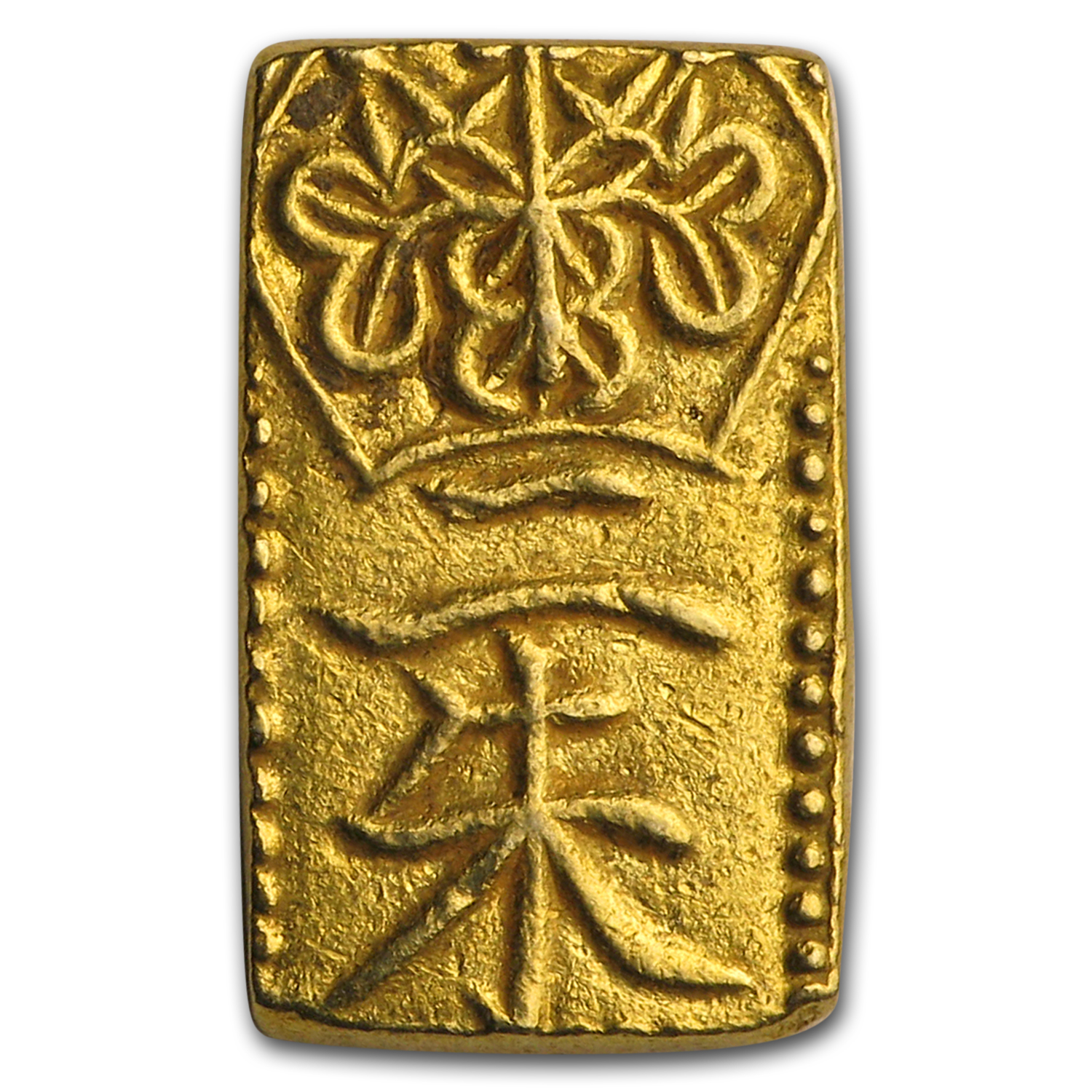 Buy 1860-1869 Japan 2 Shu Gold/Silver Rectangular XF | APMEX