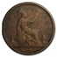 1860-1895 Victoria Young Head Penny Avg Circ (Random)