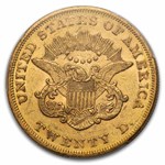1860 $20 Liberty Gold Double Eagle AU-55 PCGS