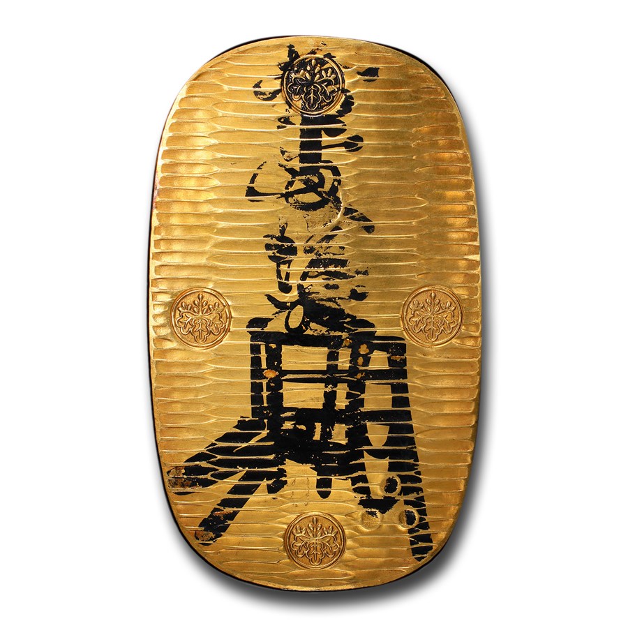 (1860-62) Japan Gold and Silver Oban Man'en Era AU-58 PCGS