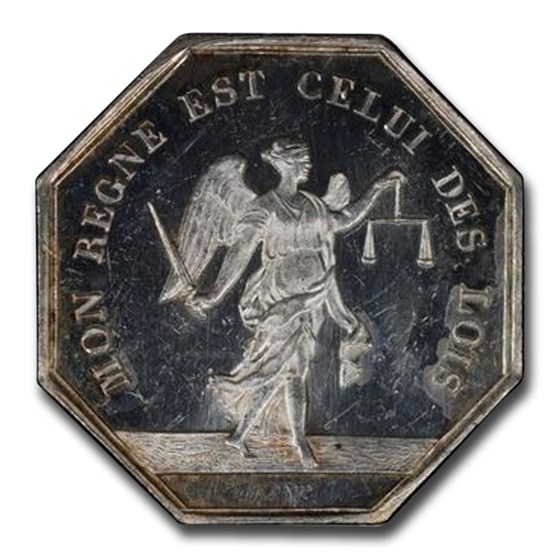 (1860-79) France Silver Jeton MS-62 PCGS (1860-79) France Silver Jeton MS-62 PCGS