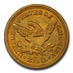1860-C $2.50 Liberty Gold Quarter Eagle MS-61 PCGS