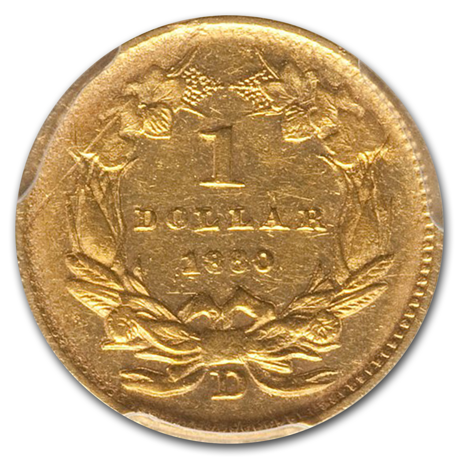 1860 D Large Indian Princess Head Gold Dollar Value - APMEX