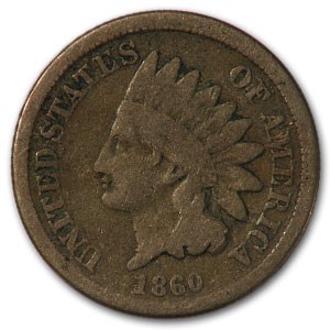 1860 Indian Head Cent Good