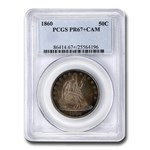1860 Liberty Seated Half Dollar PR-67+ Cameo PCGS