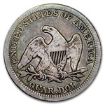 1860 Liberty Seated Quarter Fine