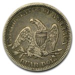 1860 Liberty Seated Quarter XF