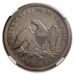1860-O Liberty Seated Dollar AU-55 NGC