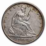 1860-O Liberty Seated Half Dollar AU
