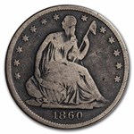 1860-O Liberty Seated Half Dollar Good
