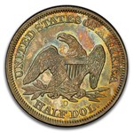 1860-O Liberty Seated Half Dollar MS-66 PCGS (Toned)