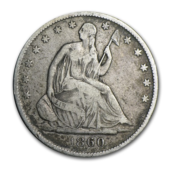 1860-O Liberty Seated Half Dollar VF 1860-O Liberty Seated Half Dollar VF