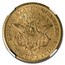 1860-S $20 Liberty Gold Double Eagle AU-58 NGC
