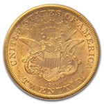 1860-S $20 Liberty Gold Double Eagle AU-58 PCGS
