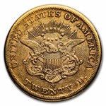 1860-S $20 Liberty Gold Double Eagle VF