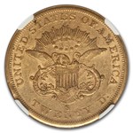 1860-S $20 Liberty Gold Double Eagle XF-45 NGC