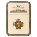 1860-S $3 Gold Princess AU-58 NGC