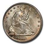 1860-S Liberty Seated Half Dollar MS-64 PCGS