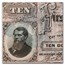 1860s $10 Eastman's College Bank NY AU-53 PMG - Remainder