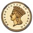 1861 $1 Indian Head Gold PF-66 Cameo NGC