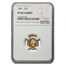 1861 $1 Indian Head Gold PF-66 Cameo NGC