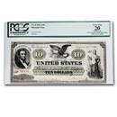 1861 $10.00 Demand Note Abraham Lincoln VF-20 PCGS (Fr#6)