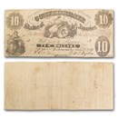 1861 $10 (T-10) Liberty & Eagle VF