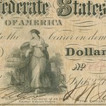 1861 $10 (T-25) Hunter & Memminger VF