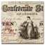1861 $10 (T-26) Hope with Anchor VF Cancelled