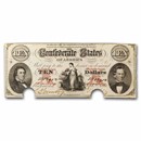 1861 $10 (T-26) Hope with Anchor VF Cancelled