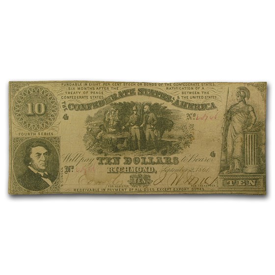 1861 $10 (T-30) Sweet Potato Dinner VF 1861 $10 (T-30) Sweet Potato Dinner VF