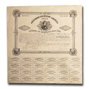 1861 $1000 CSA Bond 8% / 15yr Jefferson Davis/Tyler(CR-95A) XF