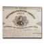 1861 $1000 CSA Bond 8% / 15yr Jefferson Davis/Tyler(CR-95A) XF