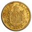1861-1870 France Gold 20 Francs Napoleon III Laureate XF