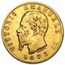 1861-1878 Italy Gold 20 Lire Vittorio Emanuele II Avg Circ
