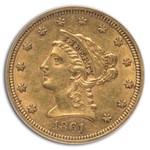 1861 $2.50 Liberty Gold Quarter Eagle AU-50 PCGS
