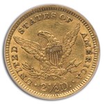 1861 $2.50 Liberty Gold Quarter Eagle AU-50 PCGS