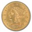 1861 $2.50 Liberty Gold Quarter Eagle Type 2 MS-62 PCGS