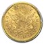 1861 $2.50 Liberty Gold Quarter Eagle Type 2 MS-62 PCGS
