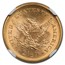 1861 $2.50 Liberty Gold Quarter Eagle Type 2 MS-65 NGC