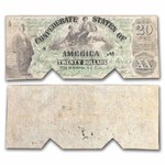 1861 $20.00 (T-17) Commerce, Ceres & Navigation F