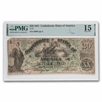 1861 $20.00 (T-17) Commerce, Ceres & Navigation Fine-15 PMG