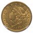 1861 $20 Liberty Gold Double Eagle AU-53 NGC