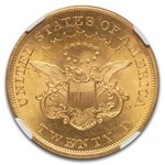1861 $20 Liberty Gold Double Eagle MS-61 NGC