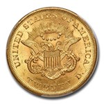 1861 $20 Liberty Gold Double Eagle MS-62 PCGS